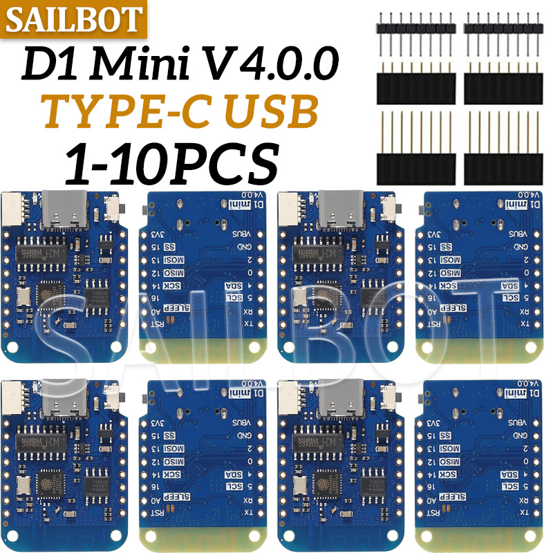 Esp8266 Nodemcu Board - 1-10 шт. WeMos D1 Mini ESP8266