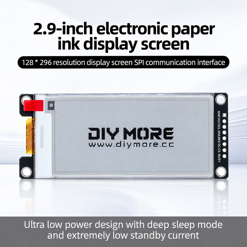 2,9-дюймовый черно-бело-красно – обзор и цена Display Epaper 2.9