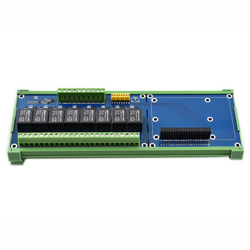 Плата расширения с реле для Ra – обзор и цена Relay 8 Channel Board