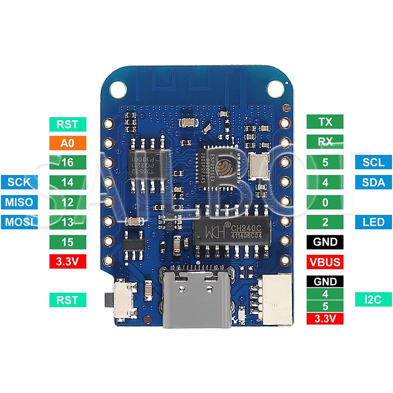 1-10 шт. WeMos D1 Mini ESP8266 – обзор и цена Esp8266 Nodemcu Board