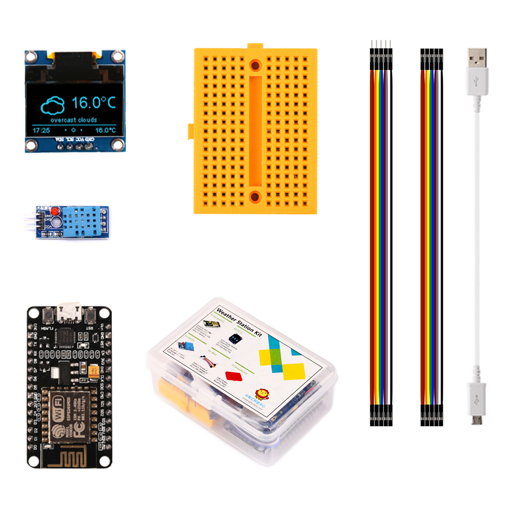 Метеостанция ESP8266, набор «с – обзор и цена Esp8266 Nodemcu Board