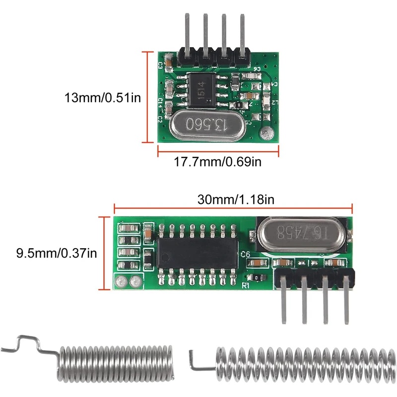 Беспроводной радиочастотный пе – обзор и цена 433Mhz Receiver Module