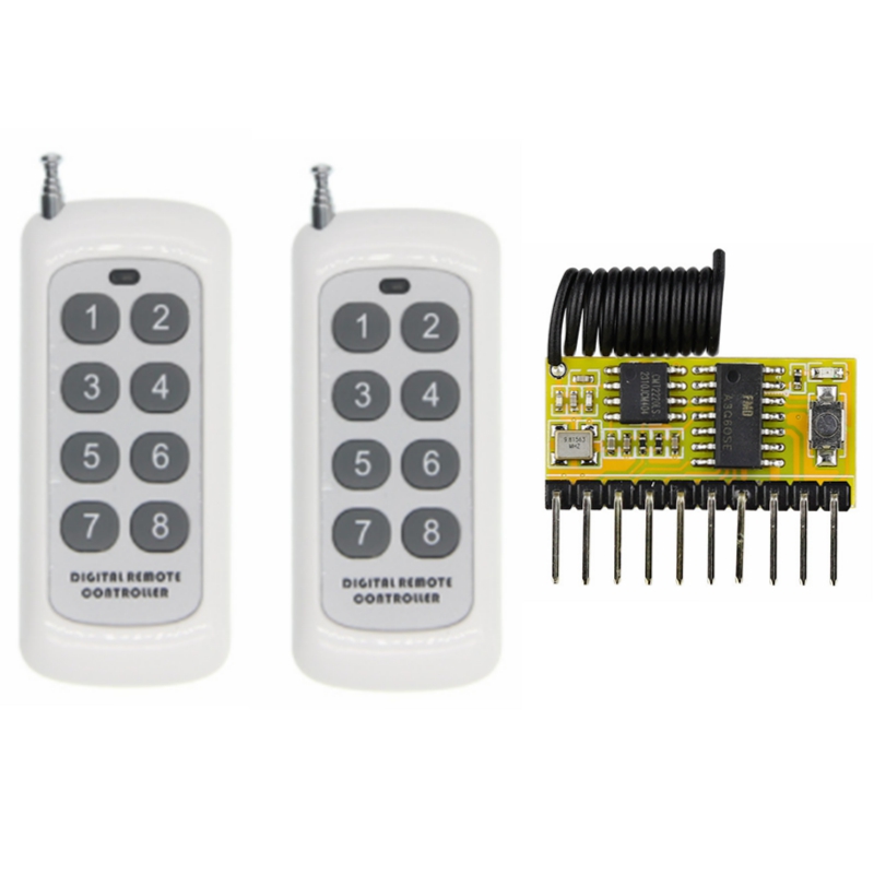 433 МГц DC3V ~ 5V 8-канальный  – обзор и цена 433Mhz Receiver Module