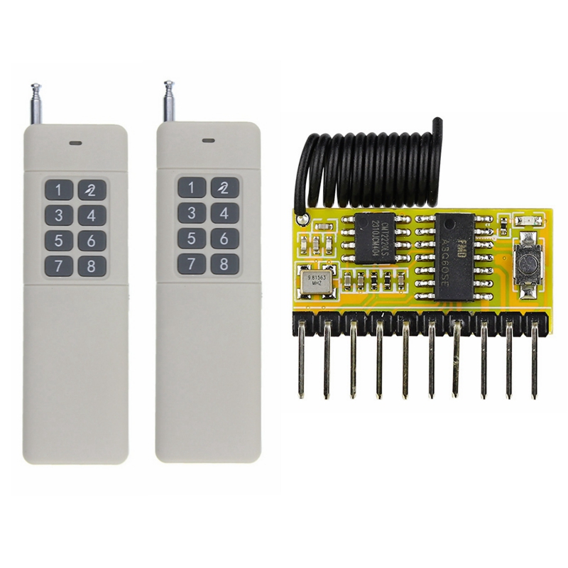 433 МГц DC3V ~ 5V 8-канальный  – обзор и цена 433Mhz Receiver Module
