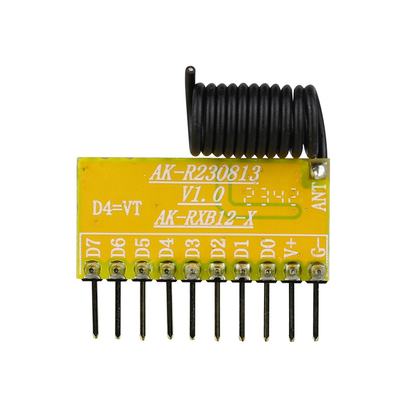 433 МГц DC3V ~ 5V 8-канальный  – обзор и цена 433Mhz Receiver Module
